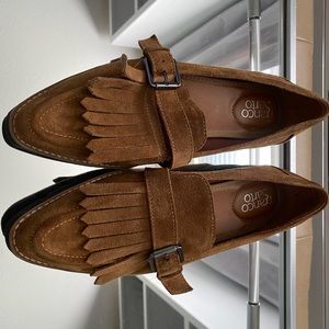 Franco Sarto chestnut suede loafers. Women’s size 8.5. Worn 1x.